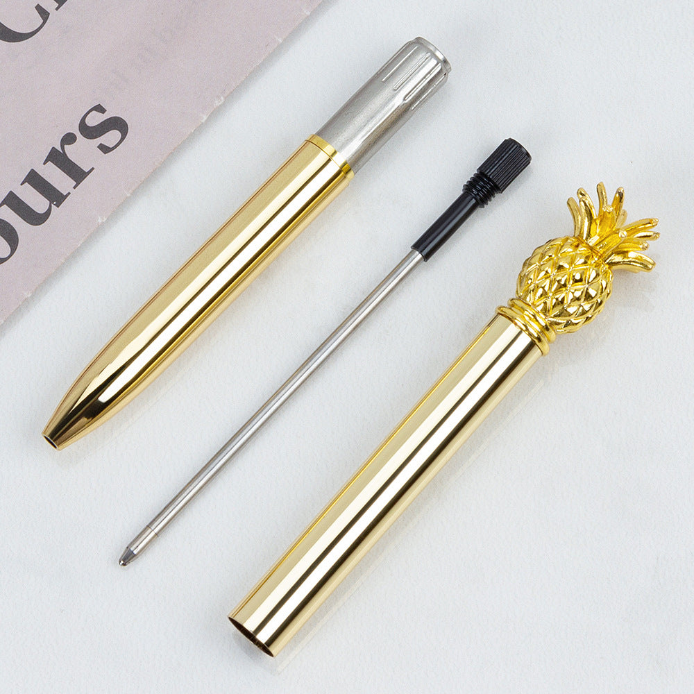 Wholesale Pineapple Creative Metal Ballpoint Pen